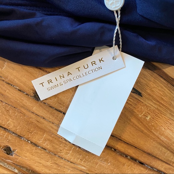 NEW WOT and never worn! Trina Turk Off The Shoulder One Piece Swimsuit 8 - Picture 7 of 8